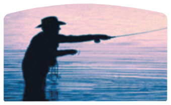 DACRO-321-BL Gone Fishing (Man) Blue